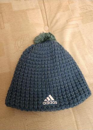 Женская шапка adidas ch wool crochet beanie