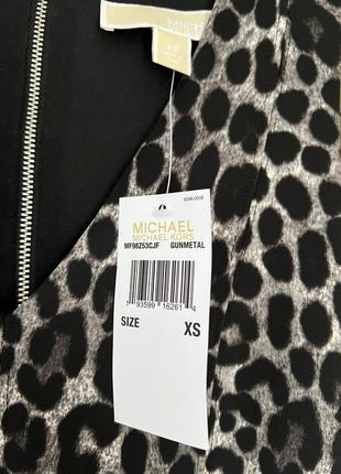 Платье новое michael kors с леопардовым принтом, xs3 фото