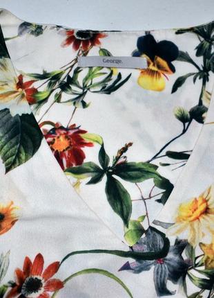 George шикарное платье туника в цветочный принт. м.10.389 фото