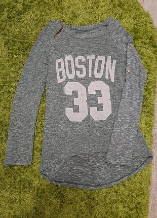 Итальянская кофта boston 33, реглан, свитшот