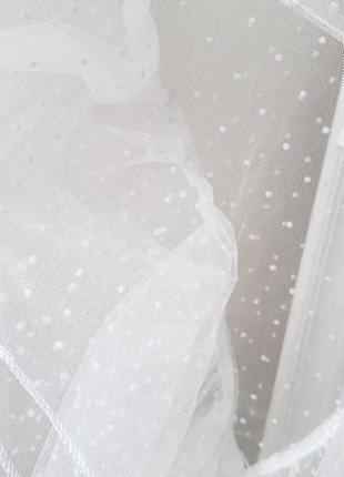 Блуза сетка с воланом6 фото