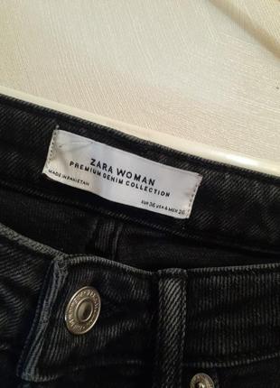 Плотні джинси від zara woman premium denim collection2 фото