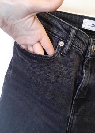Плотні джинси від zara woman premium denim collection4 фото