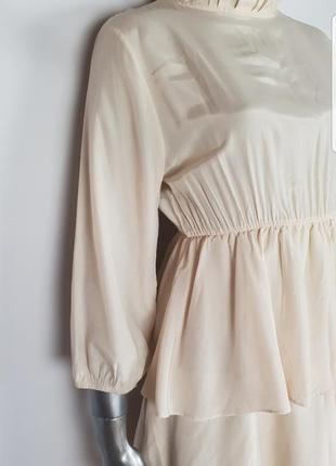 Сукня міді з воланами р. s4 фото