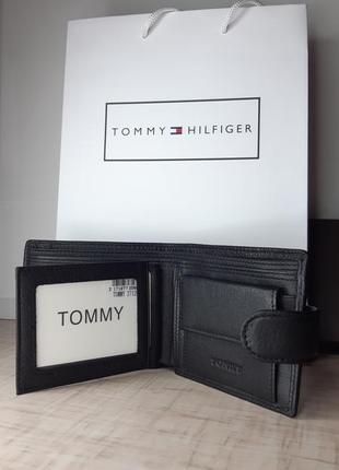 Кошелек tommy hilfiger мужской черный3 фото