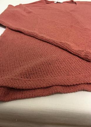 Zara легкий бавовняний oversize светр, джемпер світшот у складі коттон3 фото