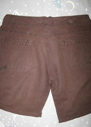 Крутые фирменные короткие женские шорты 2 в 1 лен denim co разм 502 фото