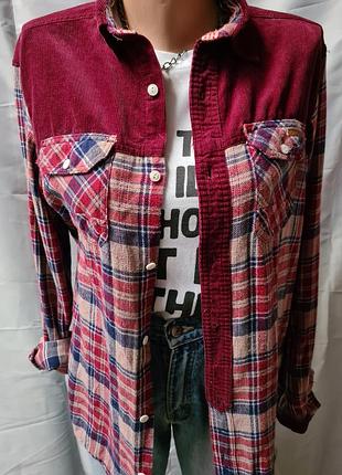 Сорочка в клітку тепла