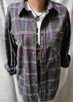 Сорочка в клітку тепла