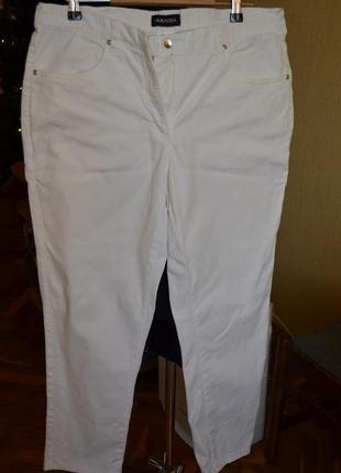 Белые брюки miamoda, германия, l-2xl1 фото