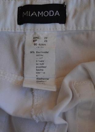 Белые брюки miamoda, германия, l-2xl5 фото