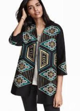 Піджак з вишивкою кардіган етно стиль р s