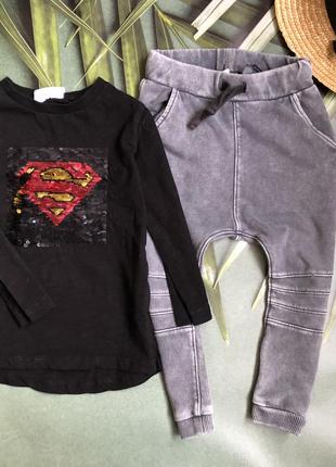 Реглан з паєтками спортивки