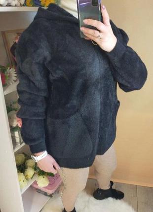 Шикарная шубка пальто курточка с шерстью альпаки турция 🇹🇷 норма и батал5 фото