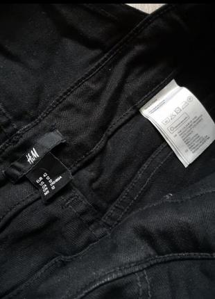 Черный джинсовый комбинезон размер м4 фото