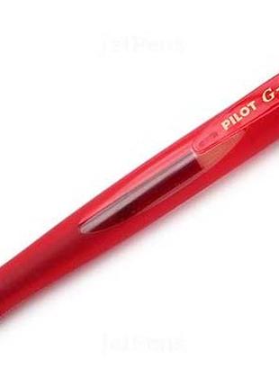 Ручка гелева pilot g6 gel pen red червона + блокнот + два стрижня2 фото