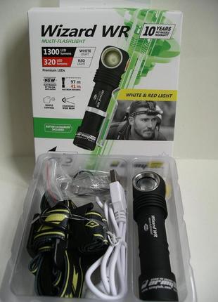 Ліхтар armytek wizard c2 wr magnet usb white