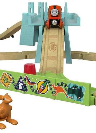 Залізниця томас та друзі великий світ fisher-price thomas and friends wood big world adventures set4 фото