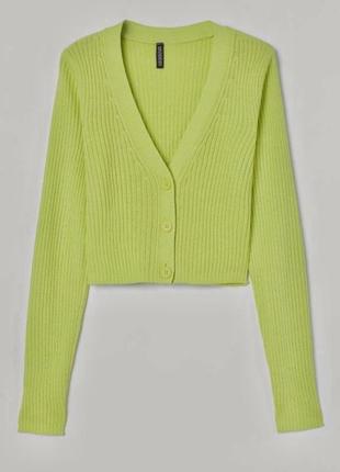 Кардиган салатовий h&m 2