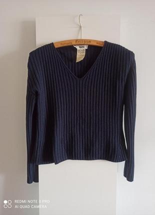 Вовняний пуловер укорочений бренд "mani" ( італія )