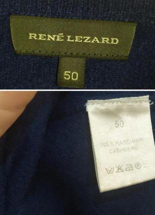 Кашеміровий светр / джемпер відомого бренду rene lezard 100% кашемір9 фото