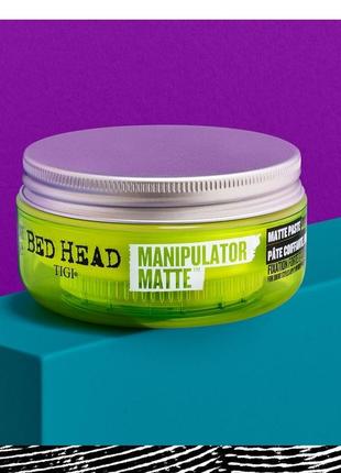 Матовая мастика для волос tigi bed head manipulator matte1 фото