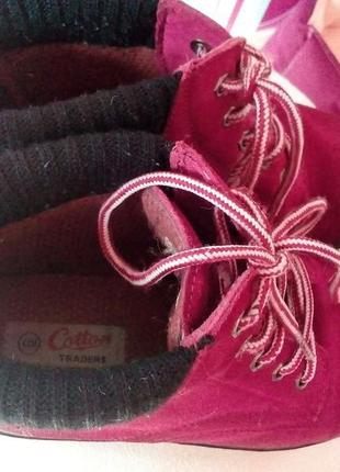 Брендовые осенние весенние ботинки марсала бордо тимберленды4 фото