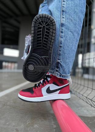 Jordan 1 chikago black toe nike кроссовки найк джордан высокие, кроссовки джордан7 фото