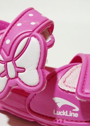 Детские сандали пенка розового цвета3 фото