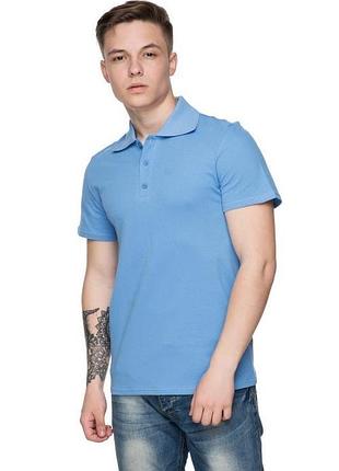 Футболка поло чоловіче, синій колір, розміри xs-3xl