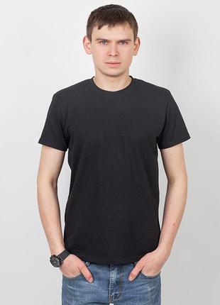Мужская футболка gbi классика черный р. s (12835)