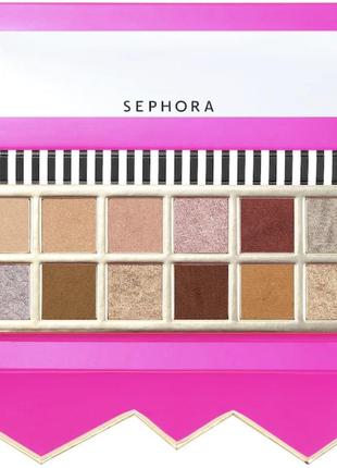 Палетка теней/тени для век sephora collection warm wishes eyeshadow palette1 фото