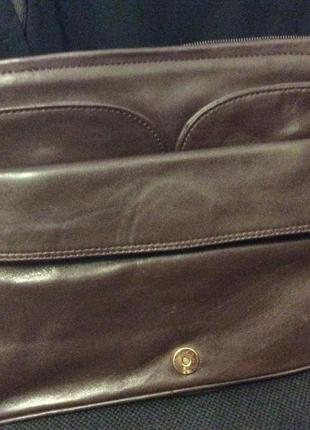 Сумка британського бренду, шкіра, вмістка, якісна
