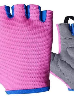 Перчатки для фитнеса и тяжелой атлетики powerplay 3418 женские розовые s