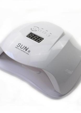 Sun x 54 w лампа для нігтів, таймер 10, 30, 60, 99 сек (uv/led)4 фото