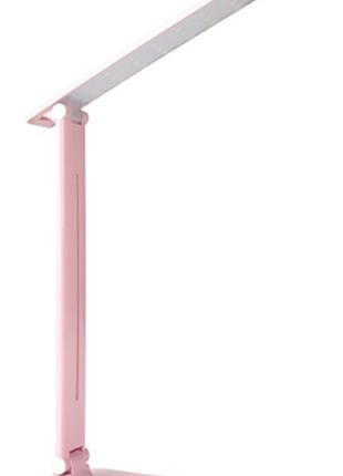 Лампа настольная feron led de1725 розовый