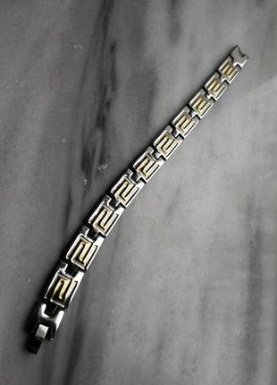 Чоловічий браслет ланцюжком медична сталь