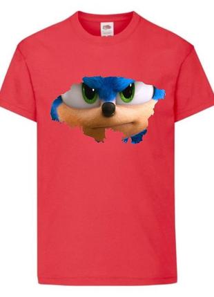 Футболка детская соник (sonic) красная (snc  rd-2)