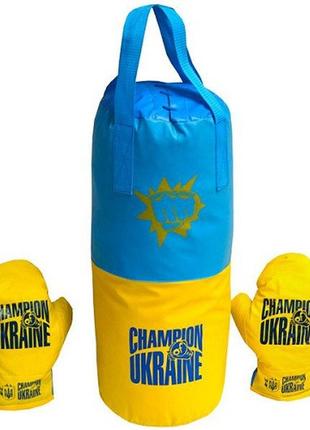 Детский набор для бокса champion of ukraine большой