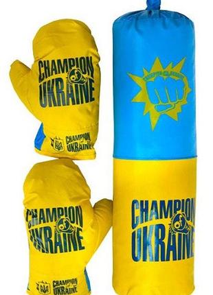 Детский набор для бокса champion of ukraine средний