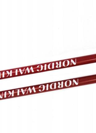 Палки для скандинавської ходьби nord sticks 2 red original польща4 фото