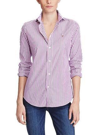 Очень красивая и стильная брендовая рубашка в полоску.