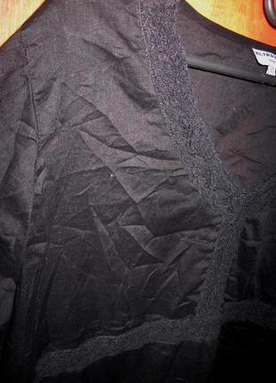 Блуза батист черная2 фото