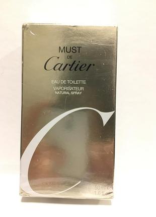 Винтаж cartier must de cartier туалетная вода оригинал