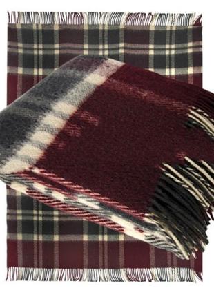 Плед з новозеландської вовни 170х200 ярослав, вовняний плед