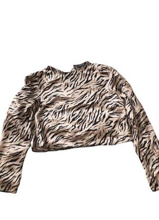 Рубашка, сорочка, кофта принт зебра , блузка