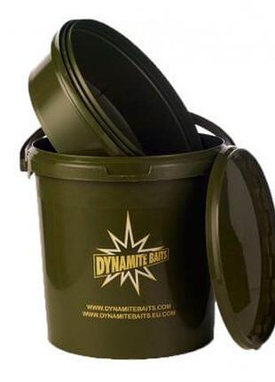 Ведро с контейнером dynamite baits carp bucket with insert tray 11 л