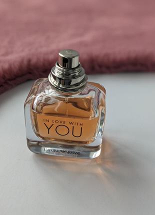 Emporio armani in love with you giorgio armani оригінал edp pour femme