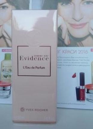 Парфюмерная вода Comme une evidence, mon evidence yves rocher ив роше 100мл