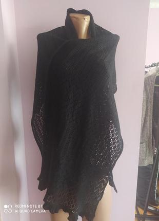 Шарф шаль жіночий ажурний, акріл
